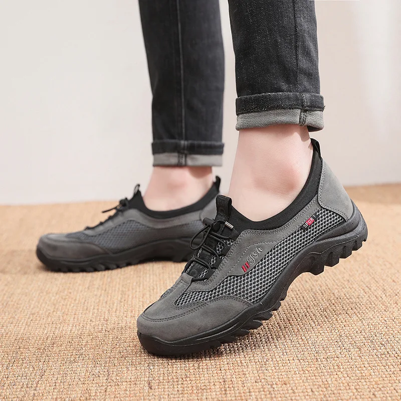 

New Men's Casual Shoes Men Brand Summer Style Mesh Flats Shoes For Men Loafers Leisure Shoes Breathable Comfortable Footwear