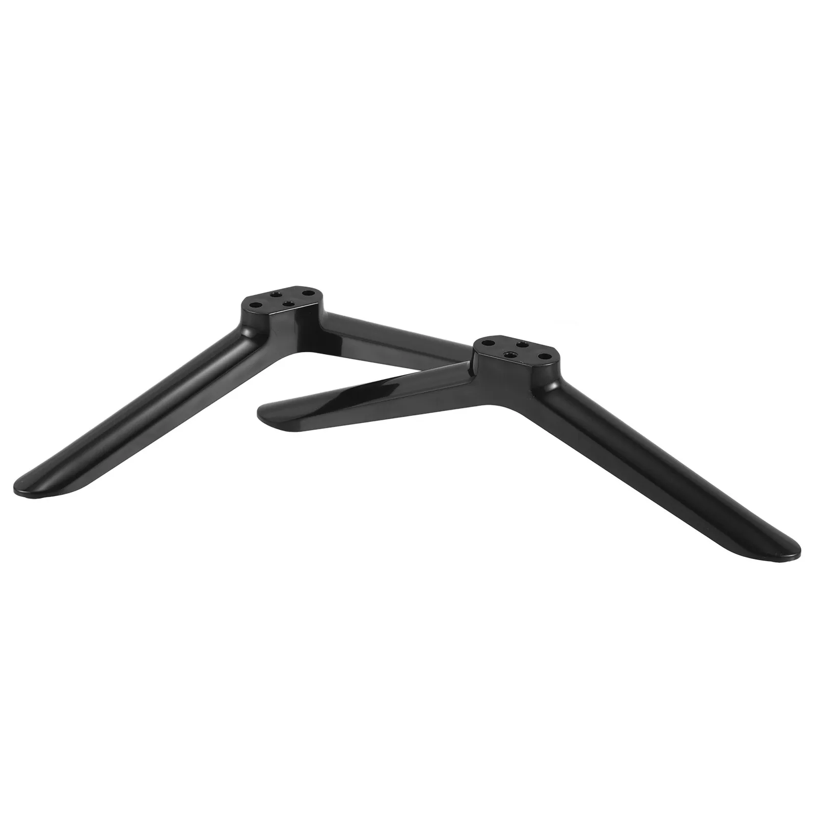 2Pcs TV 베이스 검정색 플라스틱 스탠드 다리 침실 거실 모니터 마운트에 대..