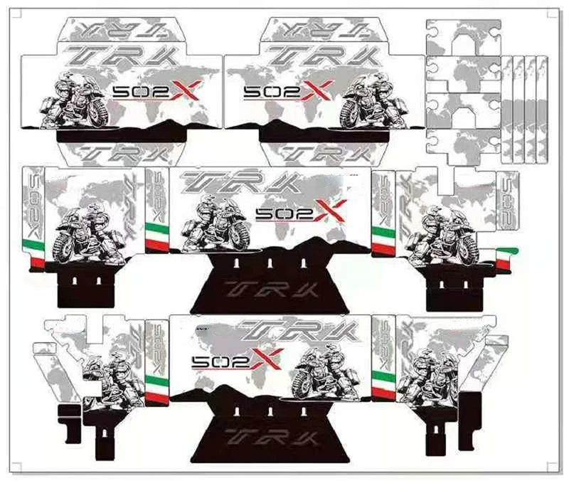 Moto Side Box Panniers Sticker Trunk Decorare Decalcomania Per Benelli Trk 502 Trk 502X