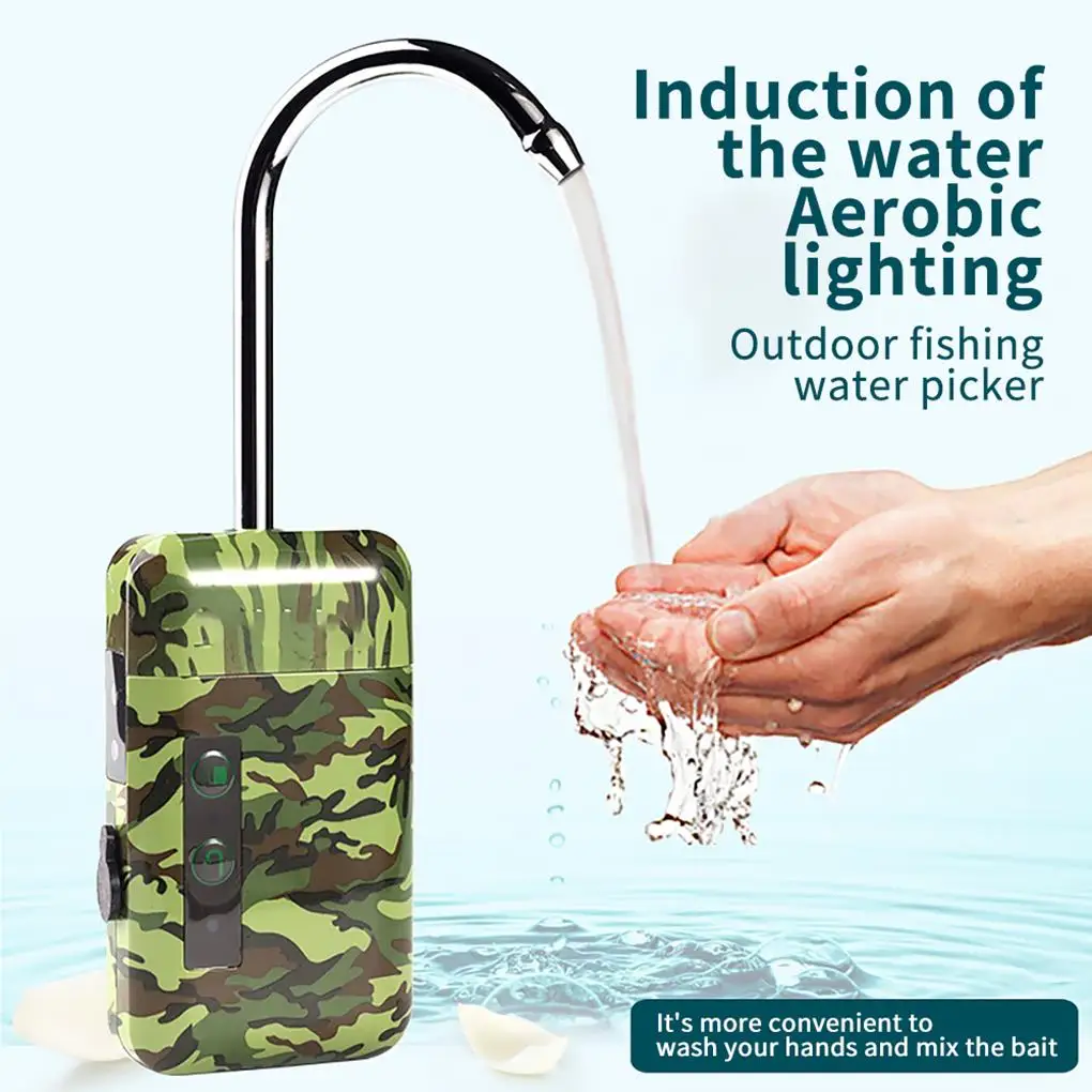 

Portable Water Absorber Outdoor Induction Fishing Water Dispenser Aeration Pump Automatic Bubbles Pumping Water Oxygen Pump