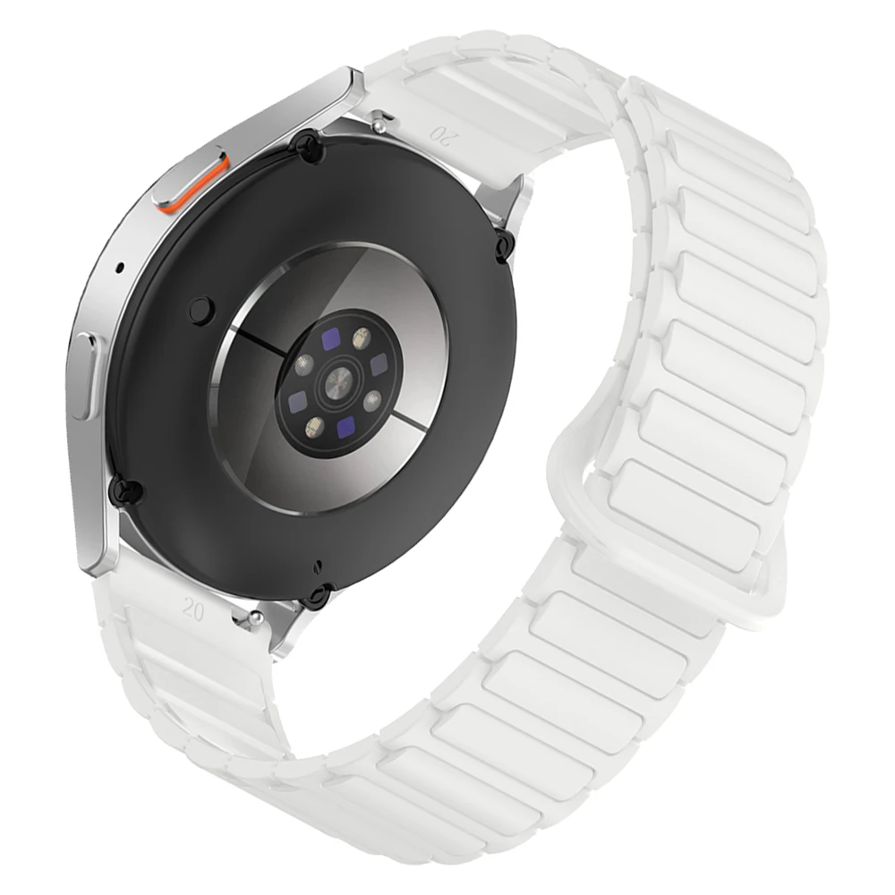 Magnetic Loop Silicone Strap, 20mm/22mm Watchband Replacement