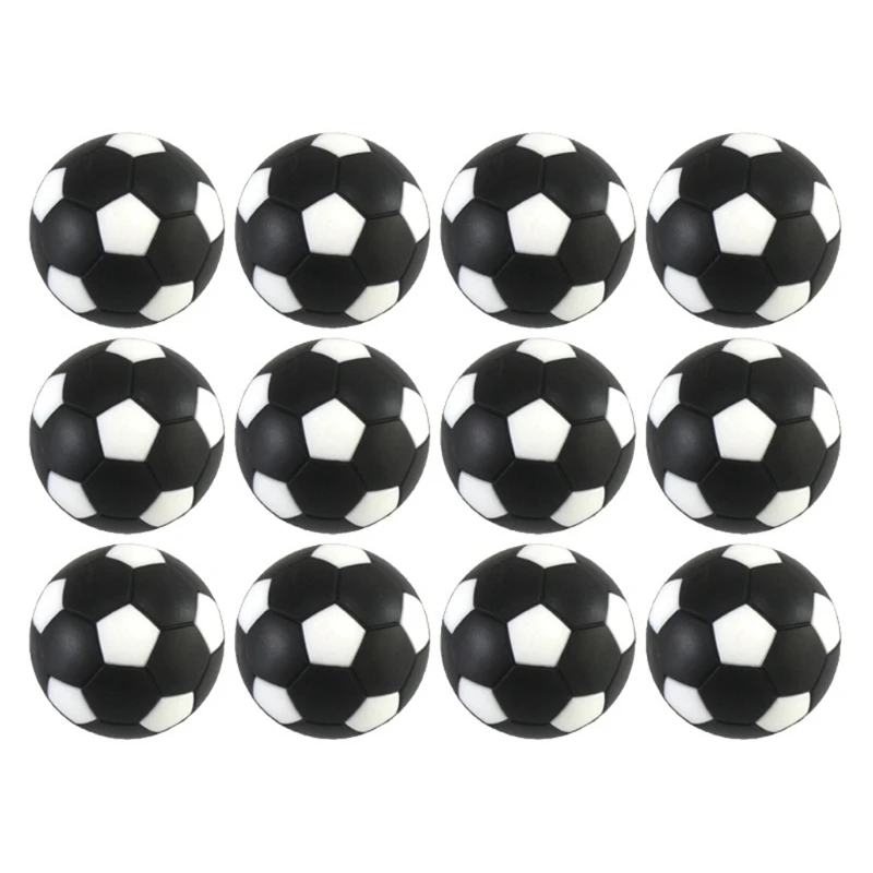 Soccer Ball Table Football Game Tabletop Soccer Game 4 Pack Table Soccer Foosballs Replacement Balls Mini Colorful 36mm Indoor Game