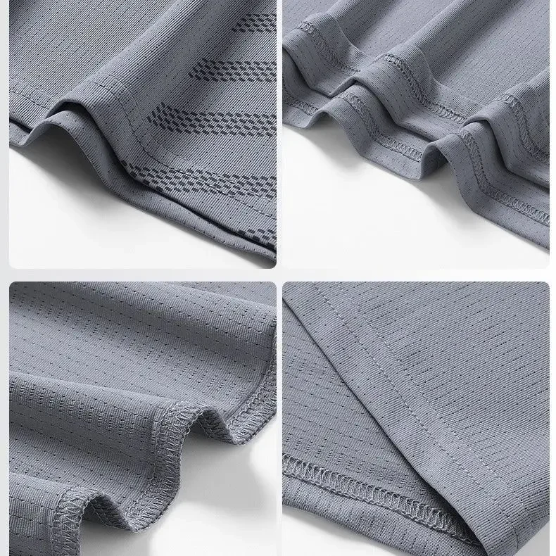 Running T-shirt Men Summer Ice Silk Thin Mesh Tops Reflective Print Quick Dry Short Sleeve Casual Elastic Fitness Sports Shirts 5