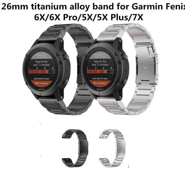 Garmin Correa Titanio DLC QuickFit 26 para MK1 / MK2