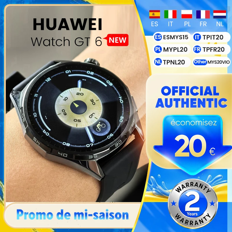 Huawei WATCH GT6 46 mm z Polski za $197.78 / ~759zł