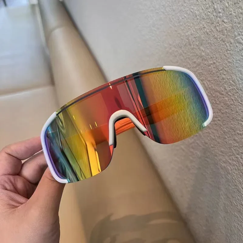 Cycling Sunglasses for Men & Women - Retro-Reflective Lens, Windproof Sport Glasses for Road Riding, UV Protection