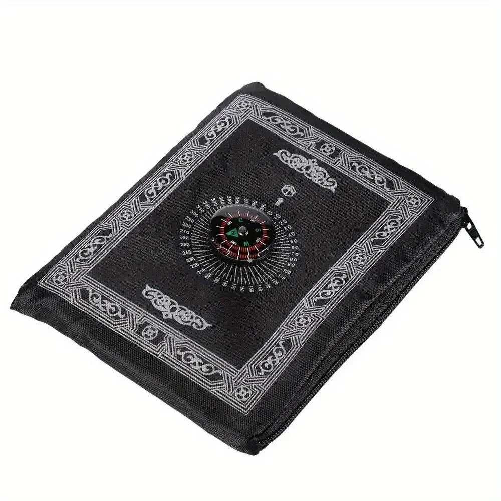 Travel Prayer Mat 23.62inch*39.37inch Portable Polyester Waterproof Islamic Worship Muslim Prayer