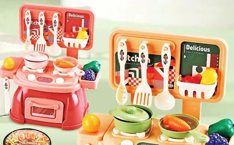 

Pretend Play Toy Kitchen Kids Play With Play Pots Pans Long Lasting Cooking Utensil Kids Kitchen Accessories Classroom Treats