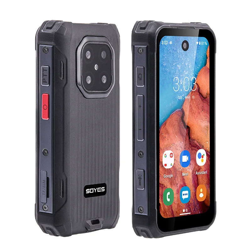 SOYES Rugged Mini MAXO Smartphone Android 12 3.88 Inch 6GB+128GB Dual Cards 4G Small Mobile Phones 3000mAh Flashlight Cellphone