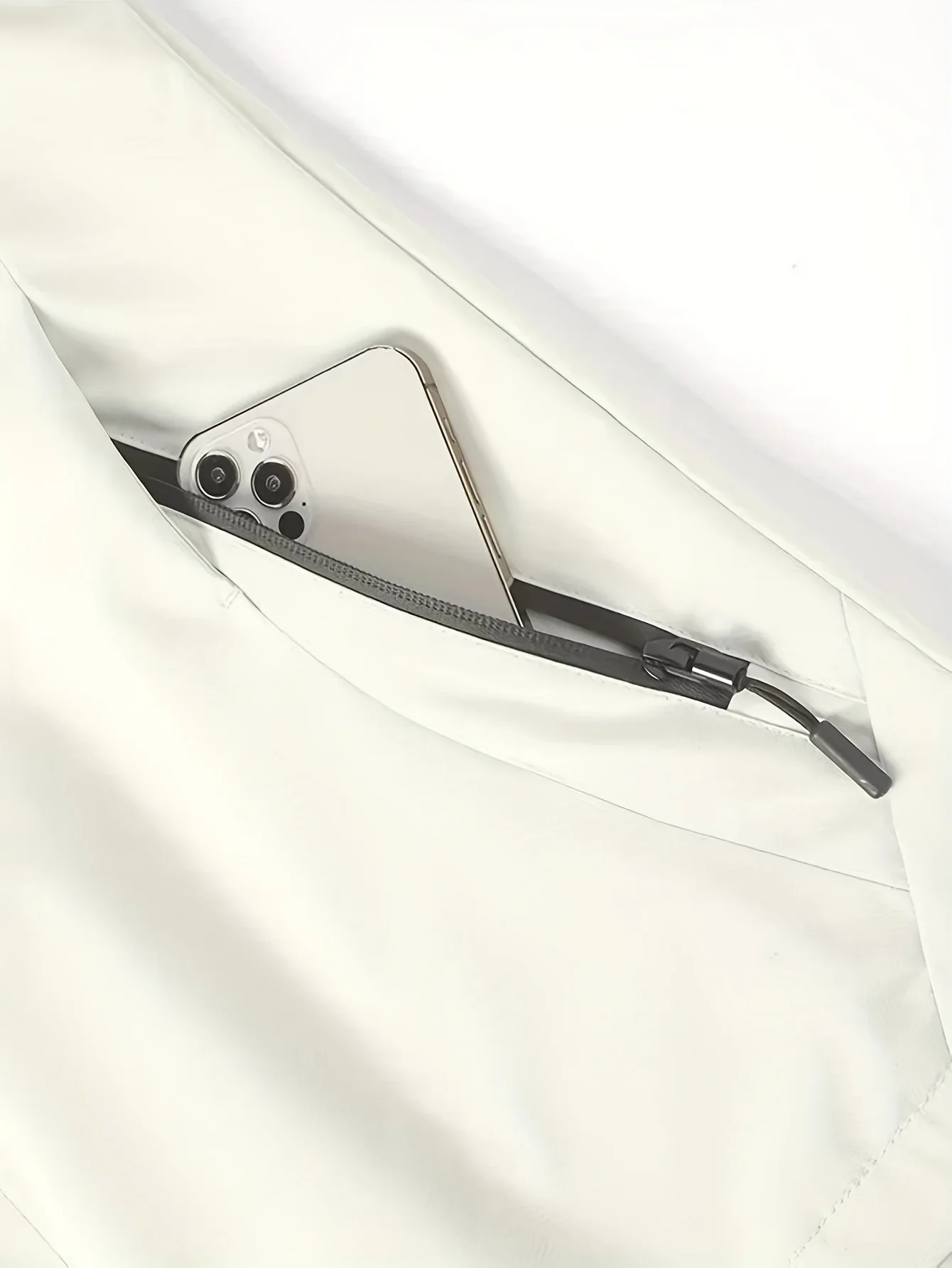 Description Picture 4 of itemWaterproof Rain Jacket, Hooded Shell Rain Poncho Outdoor Raincoat Hiking Windbreaker Jacket Coat Men's Lightweight