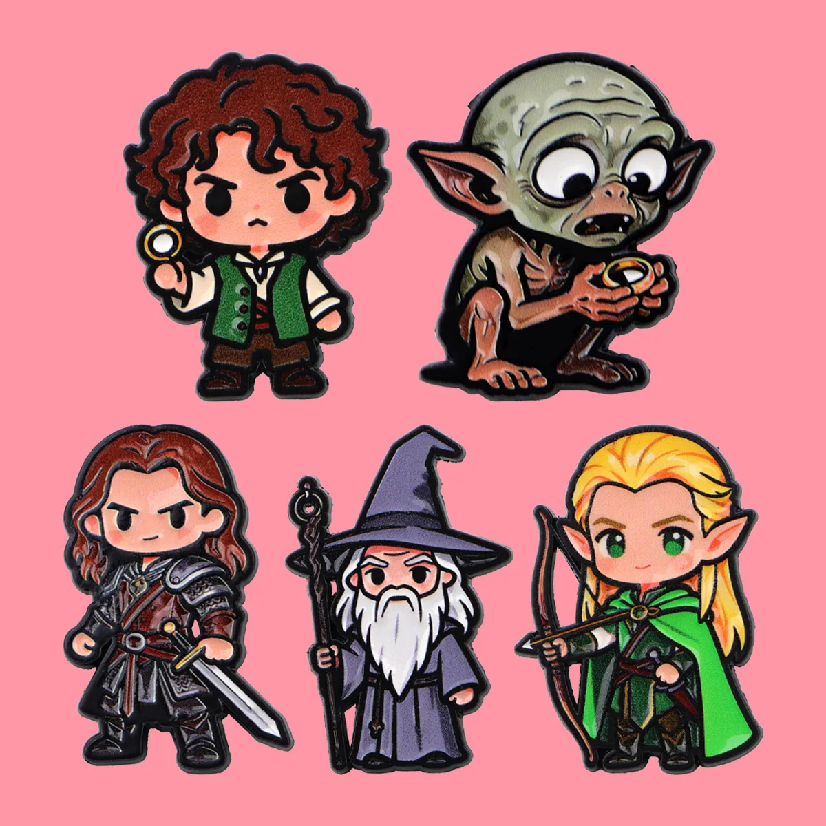 멋진 애니메이션 영화 캐릭터 에나멜 핀 만화 브로치 배지 백팩 의류 액세서리 패션 쥬얼리 팬 선물