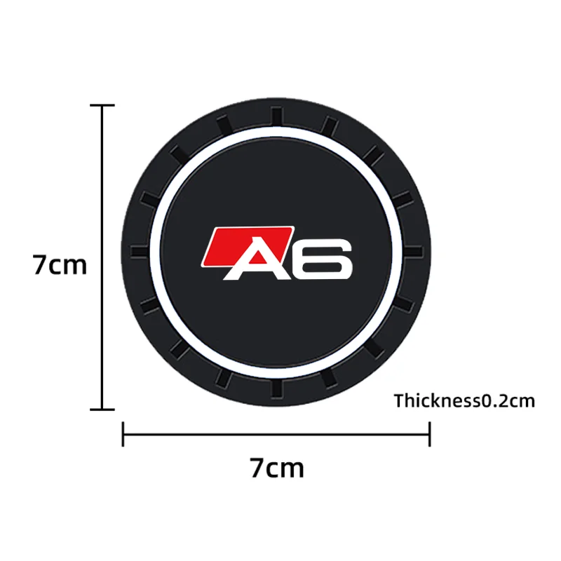 2pcs Car Cup Holder Anti Slip Insert Coasters Pads AUDI A1 A3 A4 A5 A6 A7 A8 Q3 Q7 Q8 TT Auto Water Cup Holder Silicone Mats cup holder coasters,car non slip mat,non slip mat,cup holder inserts,car coaster pads,silicone anti slip pad,silicone anti skid pad,cup holder insert