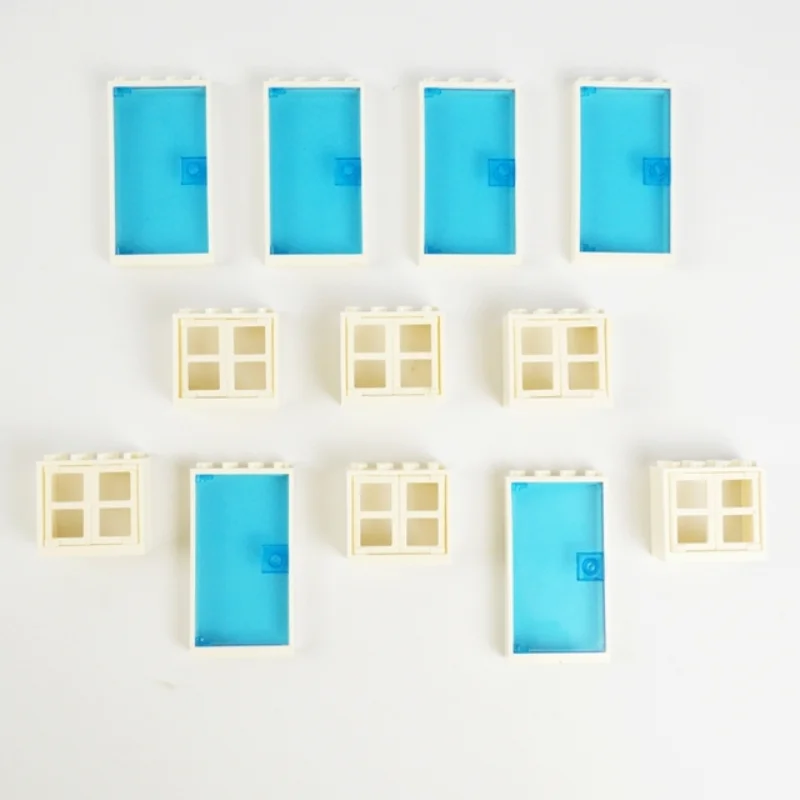 Building Blocks Toys Kids Small Particles Bulk Door Window Car Parts Wheel SET Diy Building Blocks Brick Accessories