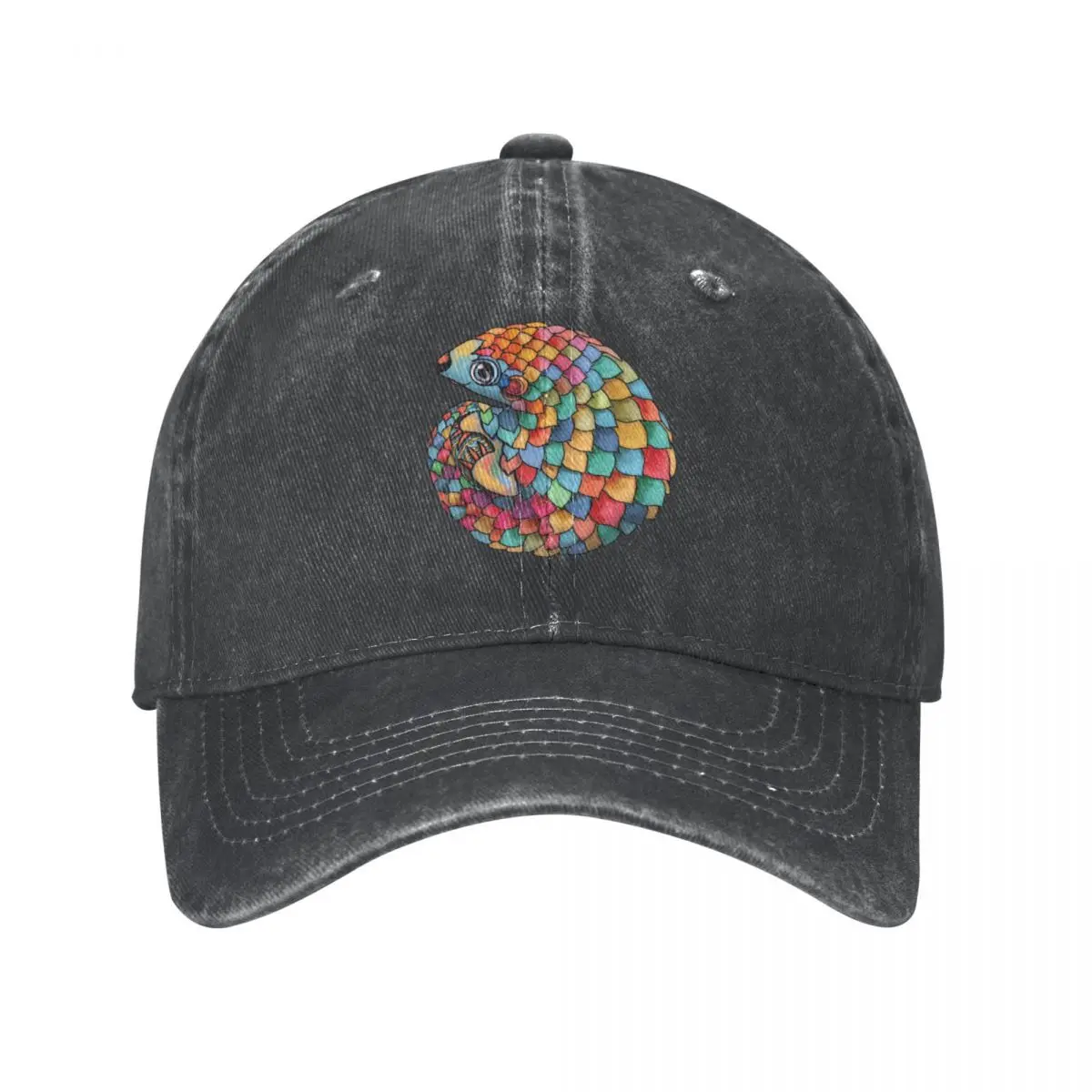 

Rainbow Pangolin Cap Cowboy Hat Golf hat man baseball hat Winter man cap Women's