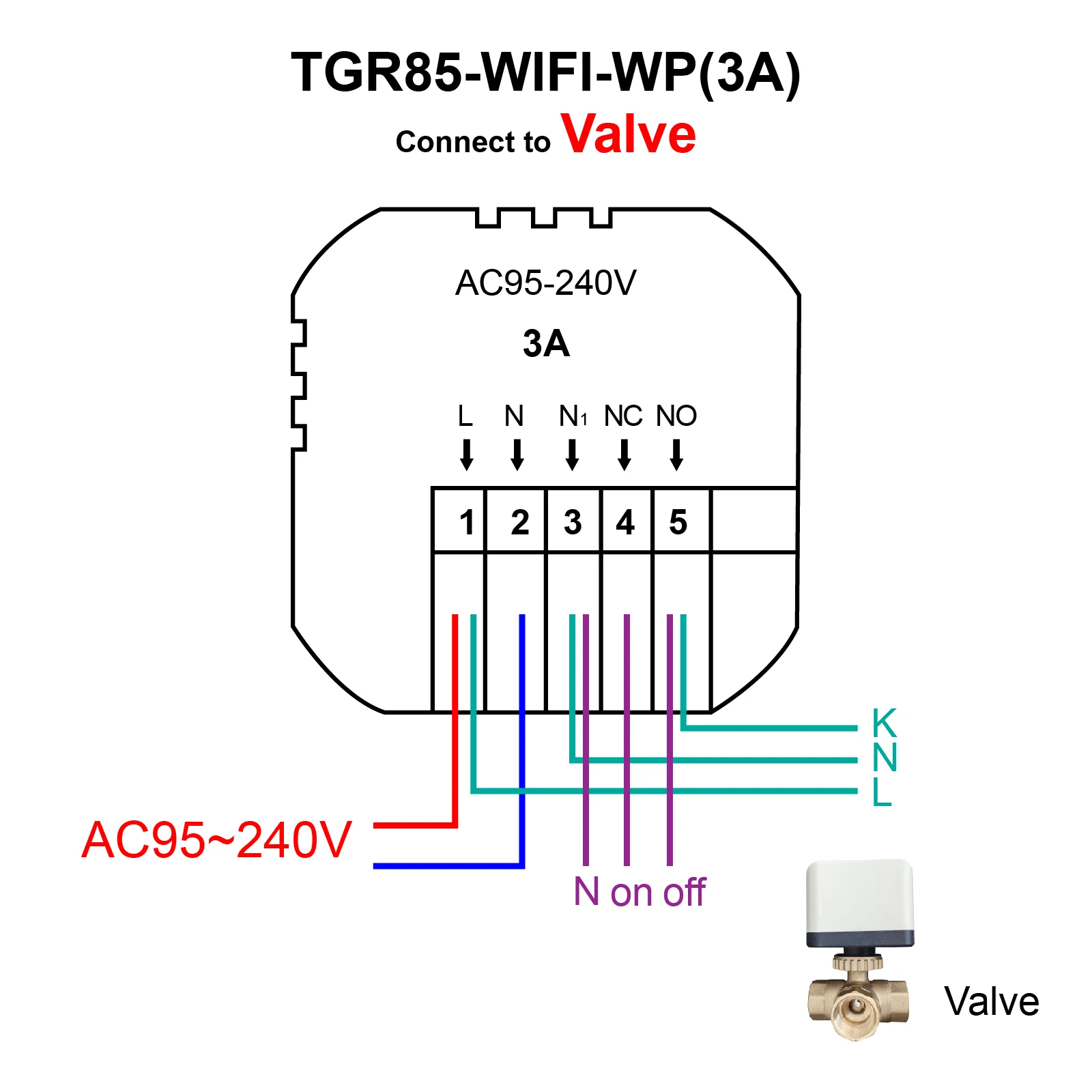 WiFi Smart Water Heating Thermostat