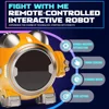 Toys for Boys AT008 Robot LED Light Smart Rc Robot Boy Gift Toy and Music Fight Touch Dance Emo Kids Dancing Desk Remote Control 4