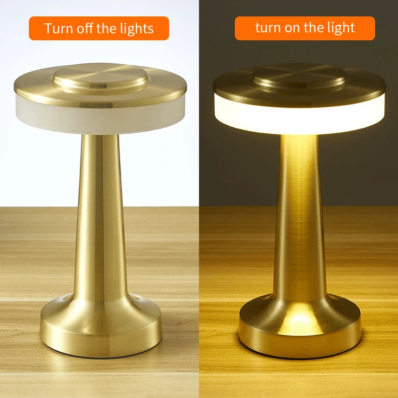 Touch Led Charging Table Lamp Creative Dining Hotel Bar Coffee Table Lamp Outdoor Night Light Living Room Decorative Desk Lamp 5