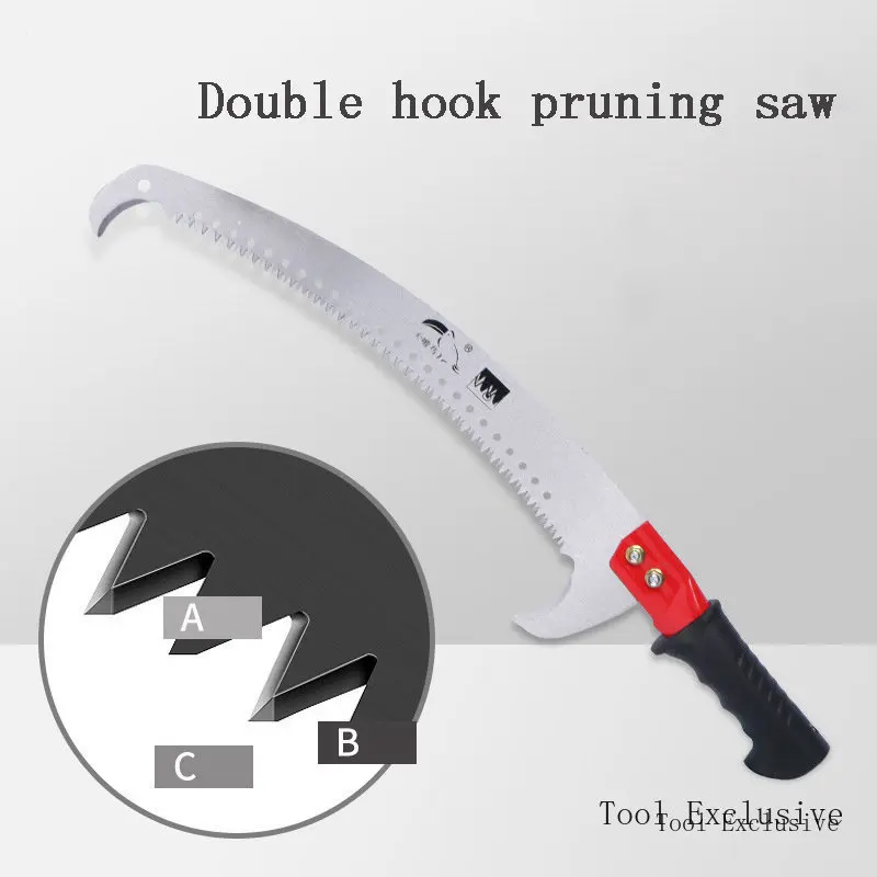 Description Picture 2 of itemTelescopic Pole Garden Hand Steel Multifunctional Tools Fruit Reciprocating Stainless High Tree Saw Branch Altitude Garden Tool
