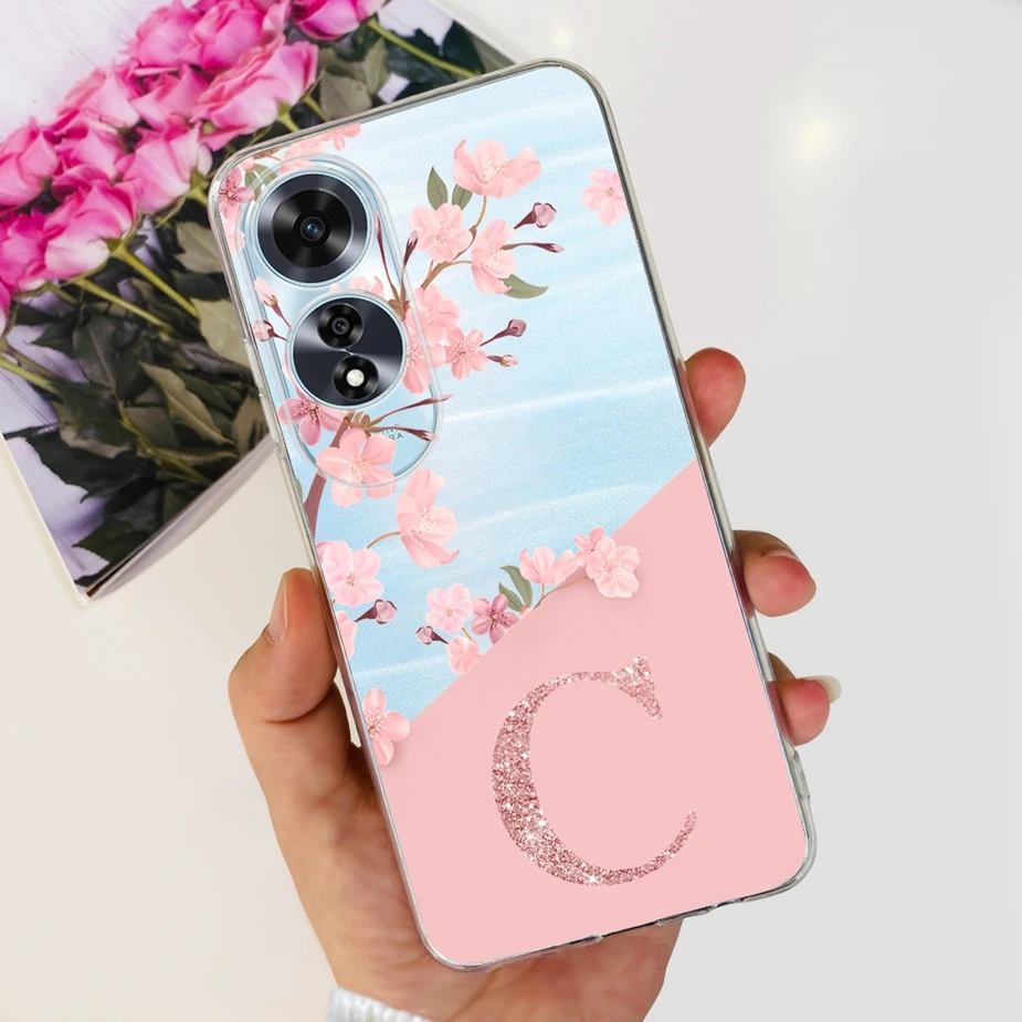Sleek Clear Silicone Phone Case with Fashion Letter Design - Soft Protective Cover