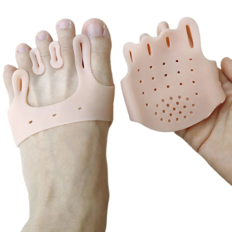 Breathable Gel Toe Separators And Forefoot Pads For Foot Pain_voghion.com