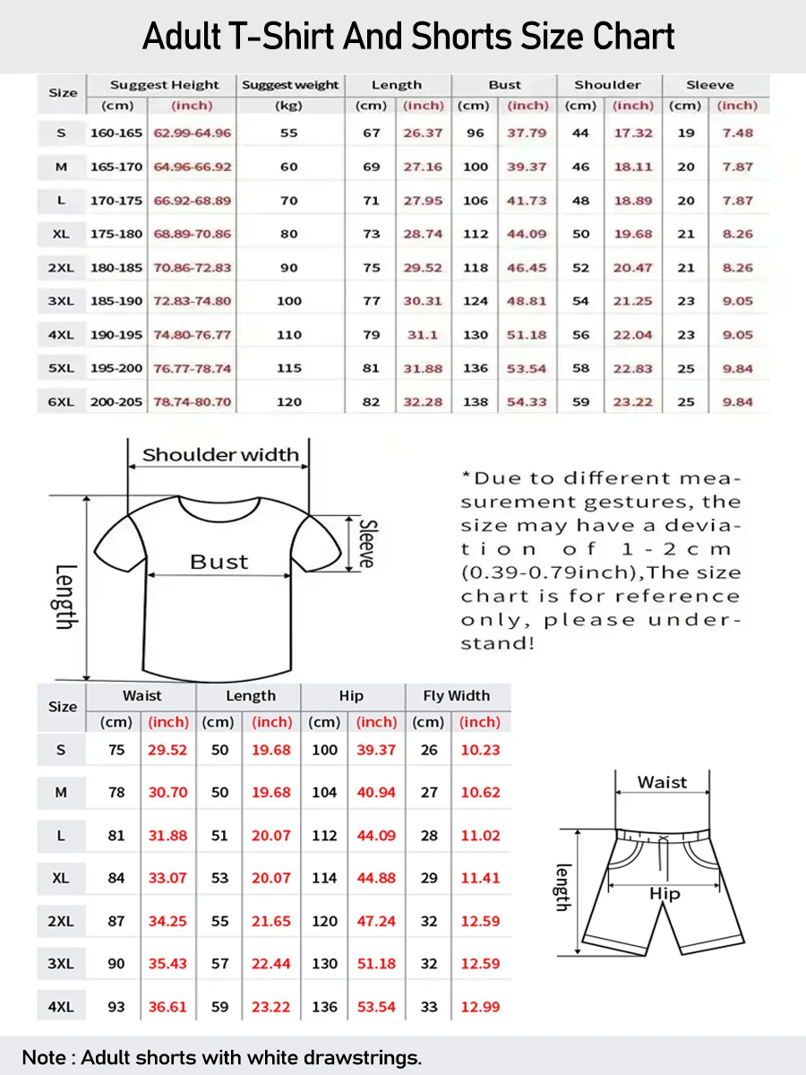 포트데미엘  & 포켓볼 올오버 프린트 성인 아동 티셔츠 & 반바지 애슬레저 세트 가족 여름 퀵드라이 부드럽고 가벼운 소재