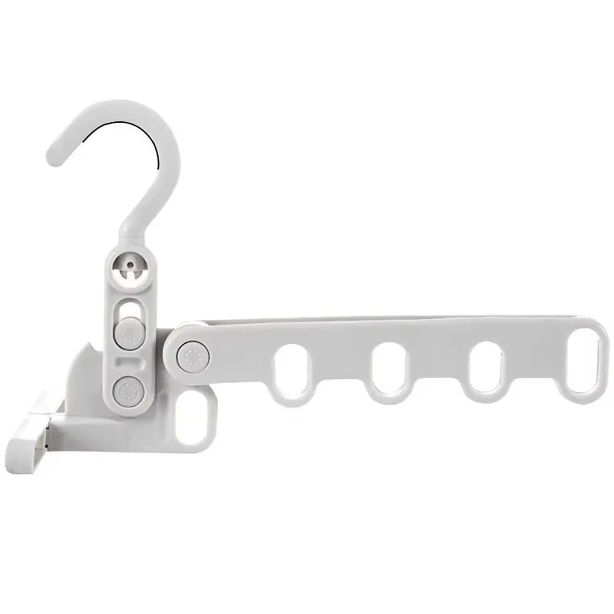 Portable Foldable Travel Hanger Folding Clothes Drying Rack Travel Hangers Hanging Rack with 5 Holes for Hotel Camping Travel 5
