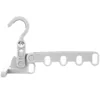 Portable Foldable Travel Hanger Folding Clothes Drying Rack Travel Hangers Hanging Rack with 5 Holes for Hotel Camping Travel 5