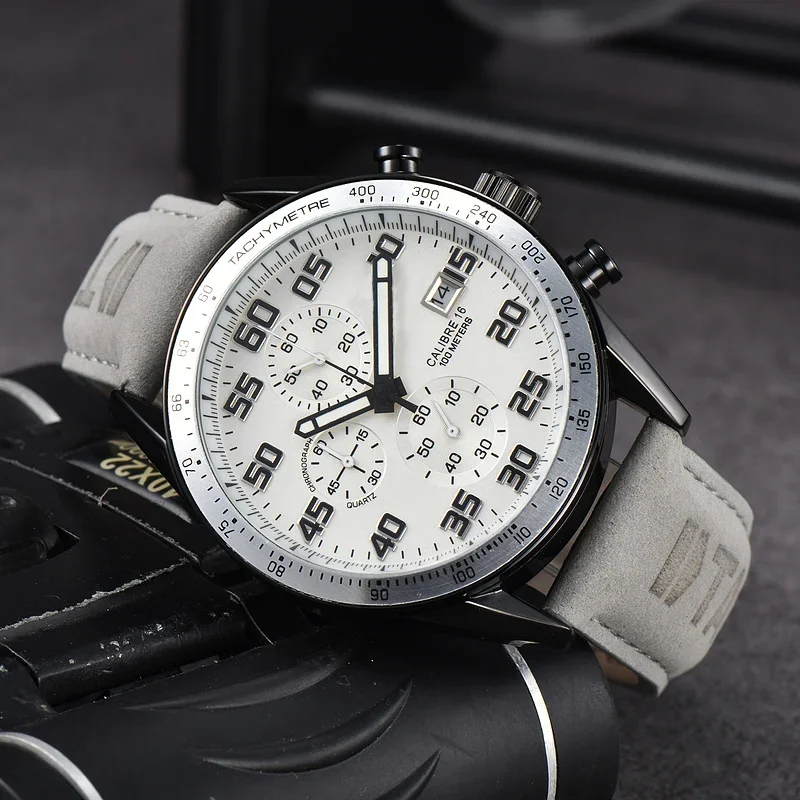 

TA24 Newly Original Brand Watches for Men Strap Classic Chronograph Automatic Luxury Date Steel Good Qaulity AAA Clocks