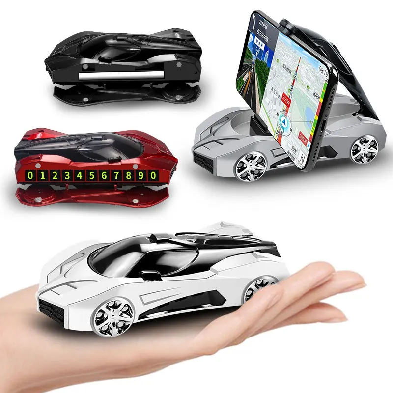 

Car Mobile Phone Bracket Car Navigation Seat Suction Cup Type Car Dashboard Car Parking Card Decoration