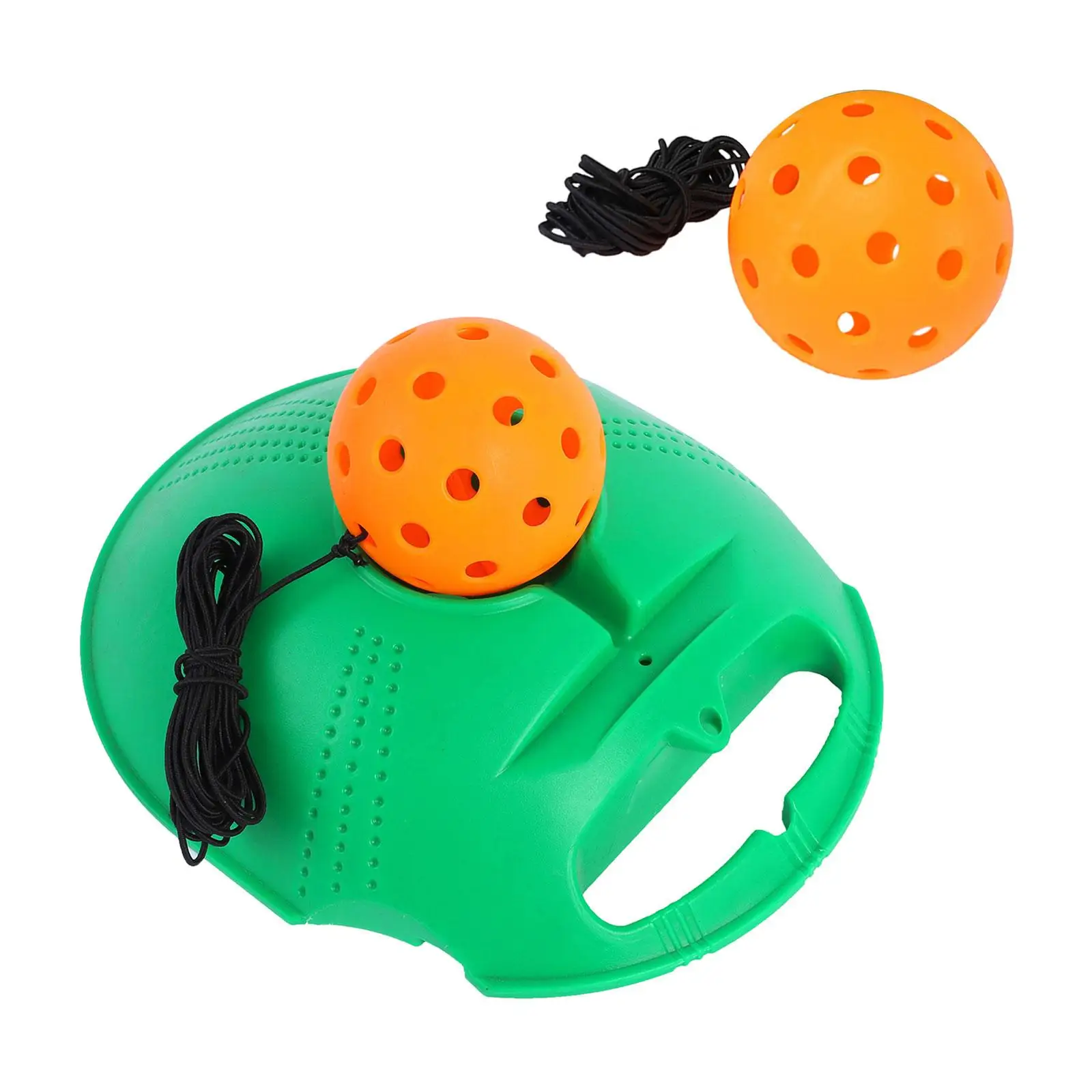 

Pickleball Trainer with 40 Holes Pickleball Ball Portable with Handle Convenient Pickleball Accessories for Exercise Training