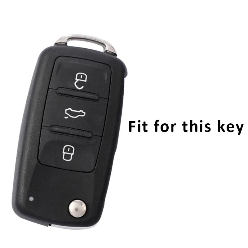 Car Key Shell Key Cover Case Holder Keychain for VW Volkswagen Polo Golf Passat Beetle Caddy T5 Up Eos Tiguan Jetta for Skoda Octavia A5