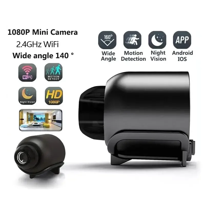 New X5 1080P Mini Camera Night Vision Wireless Portable Surveillance Camera Lightweight Motion Detection 2