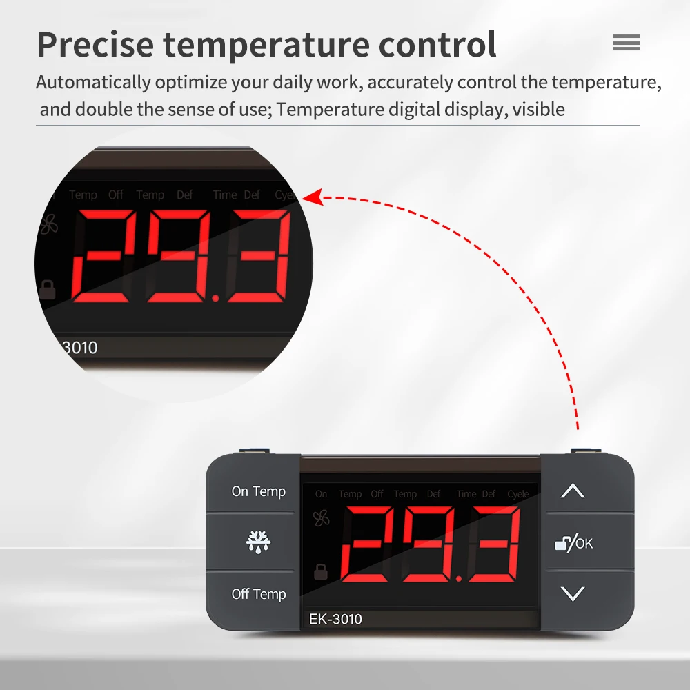EK-3010/EK-3020/EK-3030 LED Digital Thermostat Temperature Controller