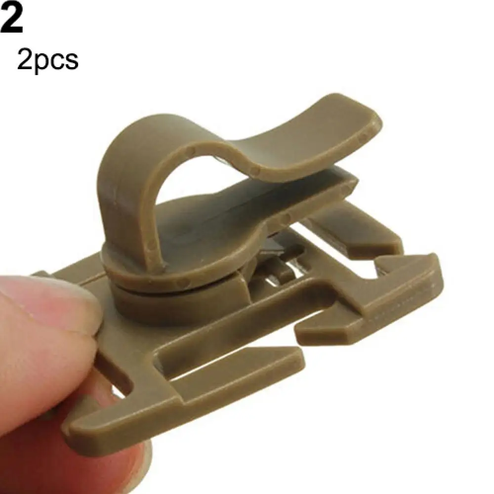 Rotatable Drinking Tube Clip Molle Hydration Bladder Drinking Straw Tube Trap Hose Webbing Clip for Water Pack Bag 2PCS drinking tube clip