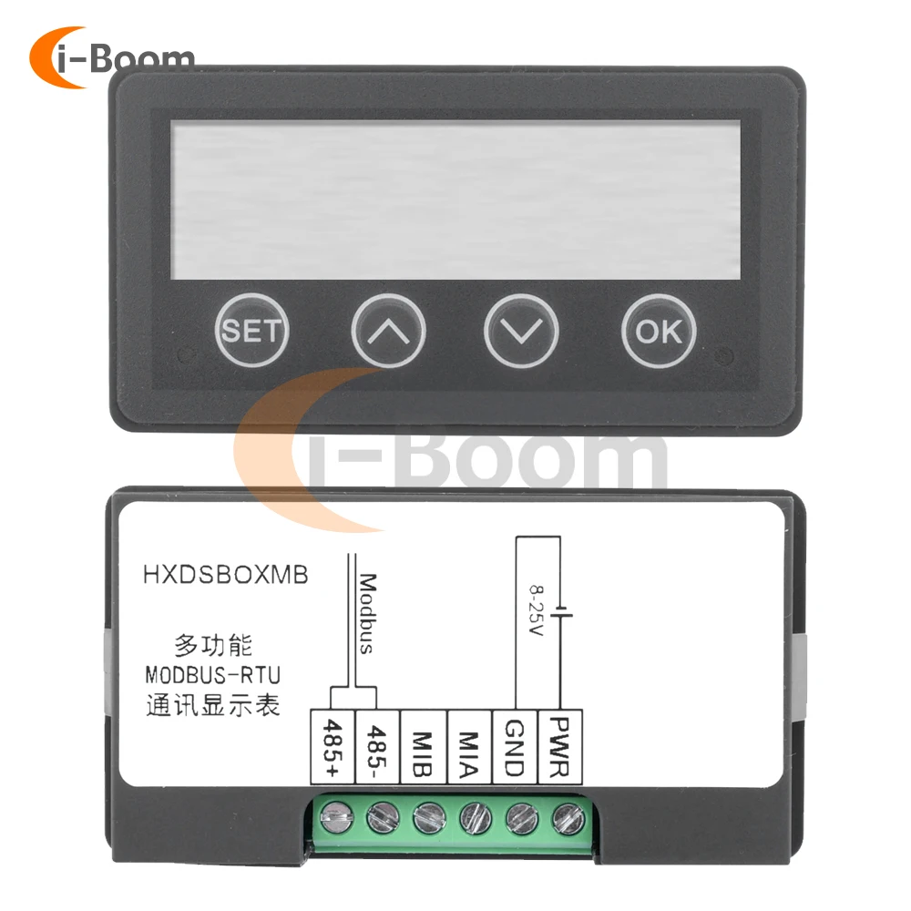 

Дисплей связи MODBUS-RTU, измеритель с интерфейсом RS485, для отправки/приема/загрузки данных, промышленный инструмент, 8 ~ 25 В постоянного тока