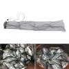 High Quality  nylon foldable fishing net fish pot trap fishing net creel simple fish guard flat bottom beam mouth length 1 meter 3