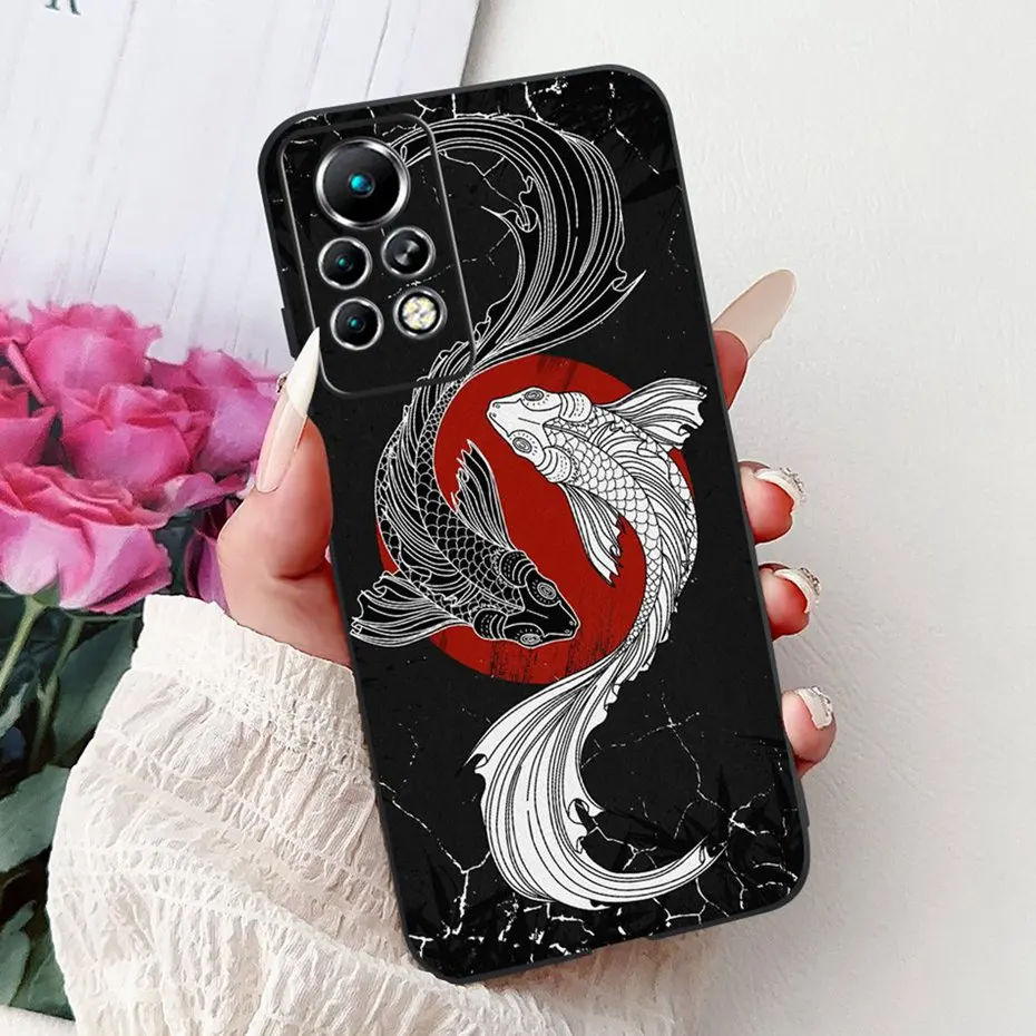Sleek Black Silicone Soft Back Phone Case - New Design