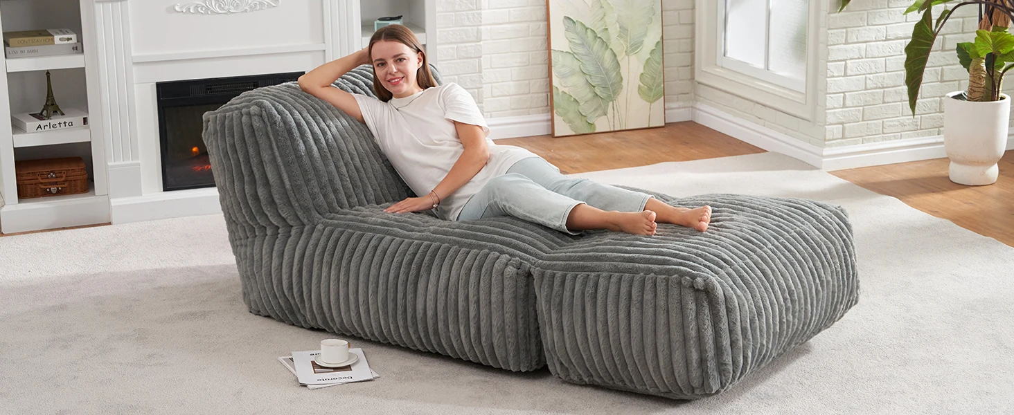 So nice to sit on this bean bag sofa