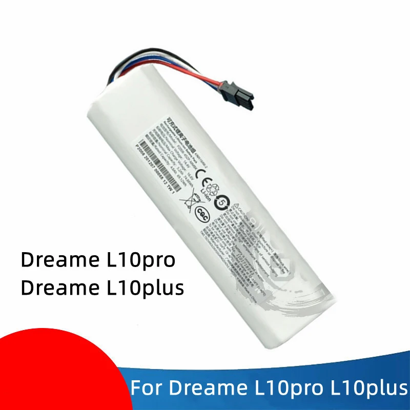 

14.4V Robotic Vacuum Cleaner Replacement Battery For Dreame L10 L10Pro L10Plus Accessories Parts