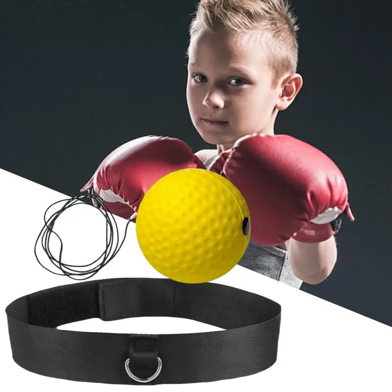Boxing Training React Ball React Training Boxing Reflex Ball With Headband Workout Equipment Beginners Fitness Reflex