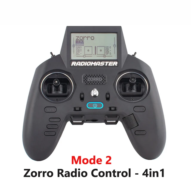 RadioMaster ZORRO 2.4G CC2500 / JP4in1 / ELRS Hall Gimbal LCD Screen OpenTX Radio Transmitter Mode2 for RC FPV Drones