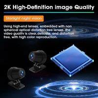 GPS Navigation 2K Car DVR Motorcycle Wireless Carplay Android Auto IPX7 Waterproof Portable Screen TPMS Bluetooth Moto Motorbike - Image 2