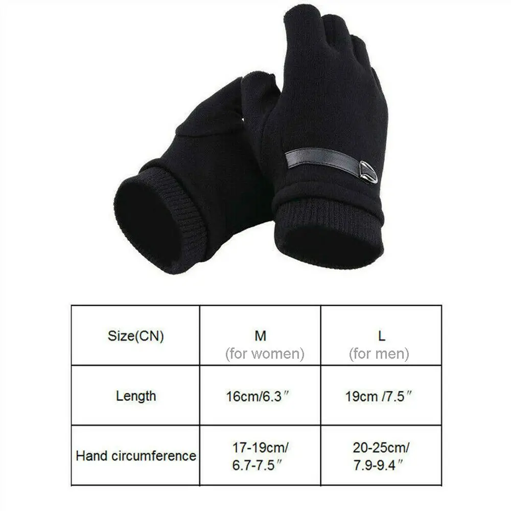Guanti Invernali da Uomo Mezze Da per Scrivere, Ufficio, Ciclismo, Guanti Lavorati a Maglia per Studenti, in Lana di Alpaca, Caldi, Spessi, Elastici, per Guidare  200000297