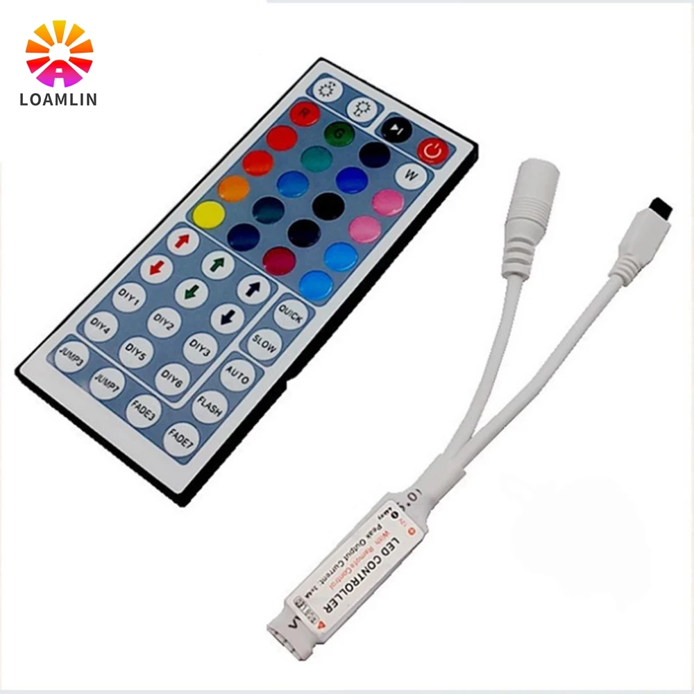 LEDController44KeyLEDInfraredRGBControllerLEDLightController