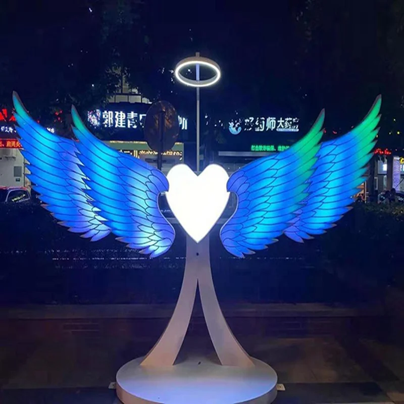 Ali Di Angeli Luminosi A Led Online Celebrity Punch Photo Wings Attività Del Centro Commerciale Puntelli Di Riscaldamento