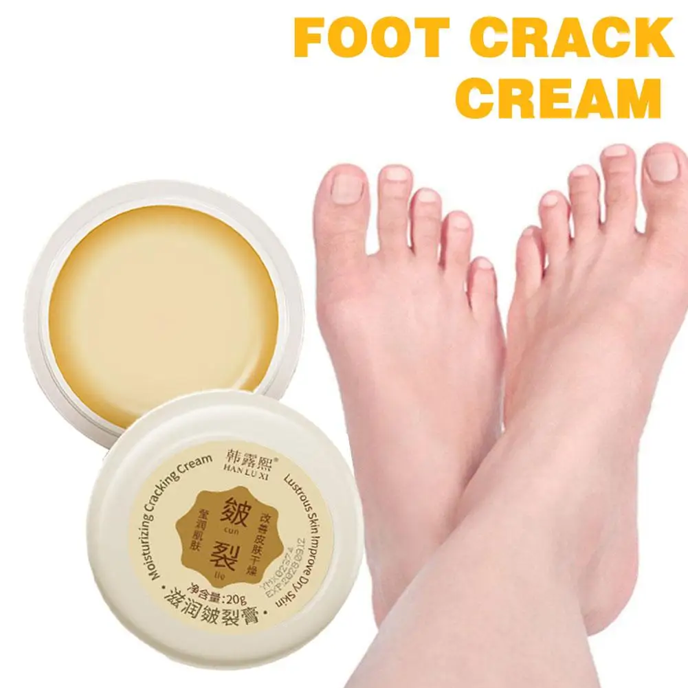 

Anti Drying Cracking Foot Cream Heel Cracked Repair Cream Moisturizing Removal Dead Skin Hand Chapping Cream Feet Care 20g