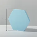 Blue hexagon