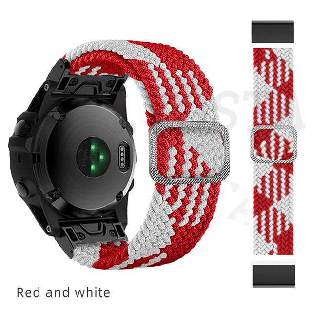 Smart Watch Band For Garmin Fenix 6 6Pro 5 5Plus 7 Descent Mk2S Easyfit Braided Strap For MARQ Series Watchband Accessories