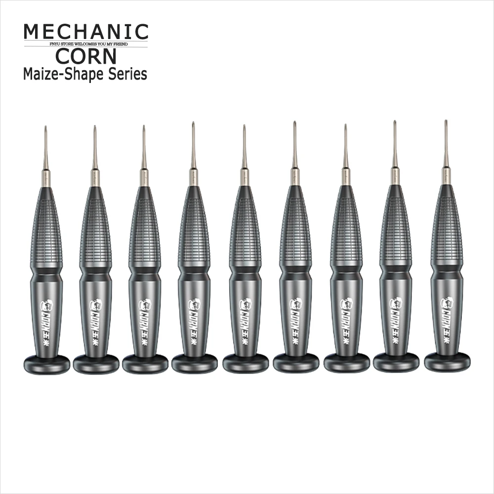

Screwdriver Set MECHANIC CORN Maize-Shape Serie 0.6 0.8 1.2 T2 T5 T8 1.2 2.5 1.5 for MacBool Android IP Phone Remove Repair Tool
