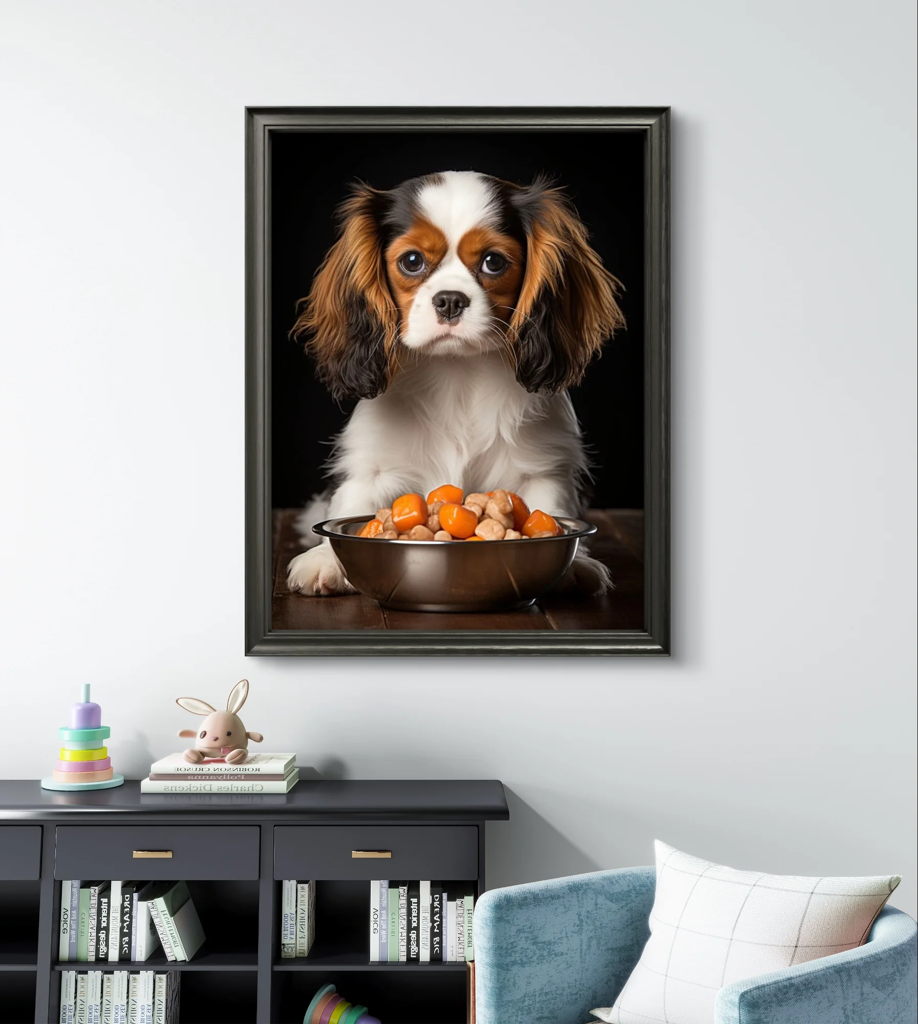 King Charles Spaniel Diamond Painting Pet Dog Art Portrait Diy Diamond Embroidery Cute Dog Home Decor Mosaic Oil Painting diamond painting diamond painting accessories